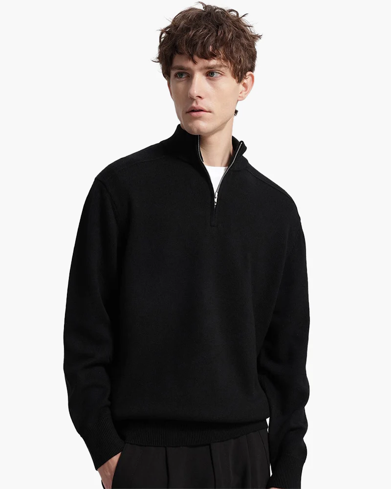 100% Merino Wool Zip Up - Image 4
