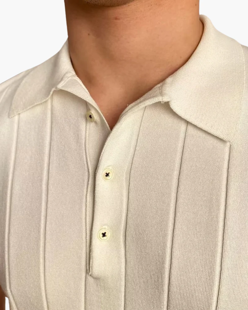 Cannes Ribbed Cotton Polo - Image 2