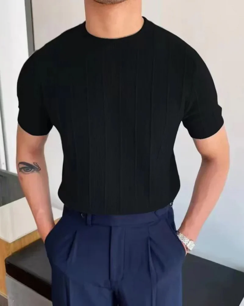 Cannes Ribbed T-Shirt - Image 3