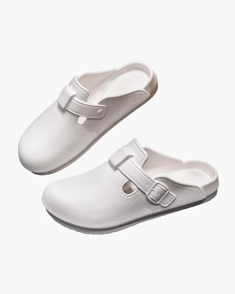 Classic Comfort Buckle Clogs - Image 2