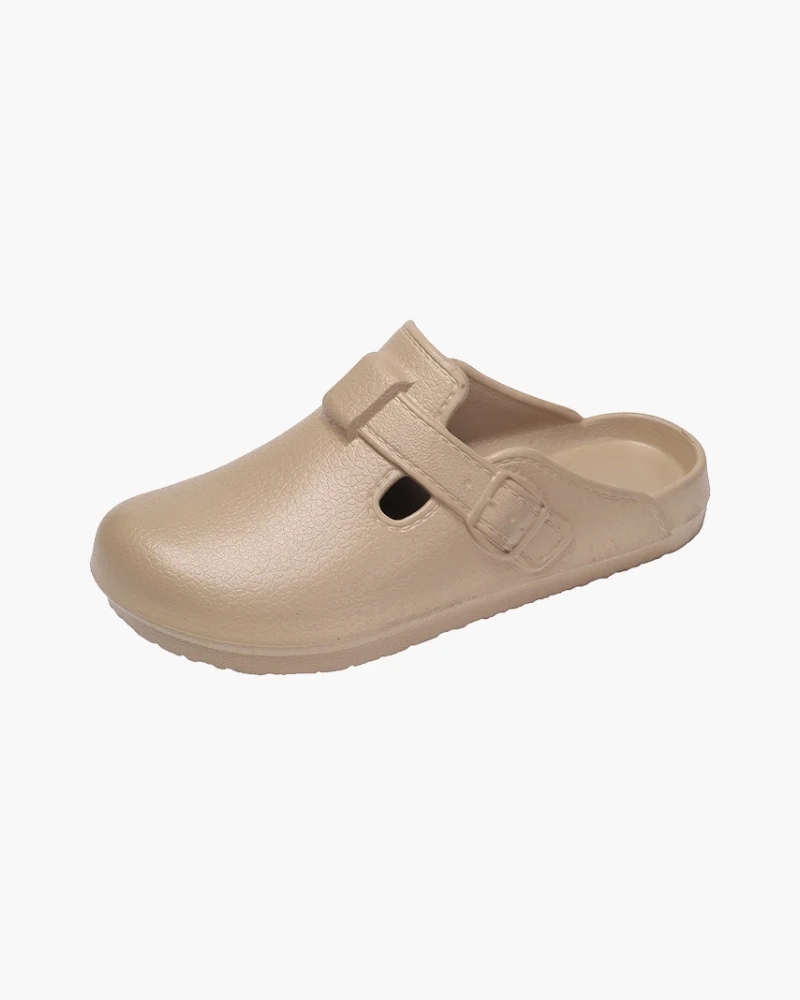 Classic Comfort Buckle Clogs - Image 6