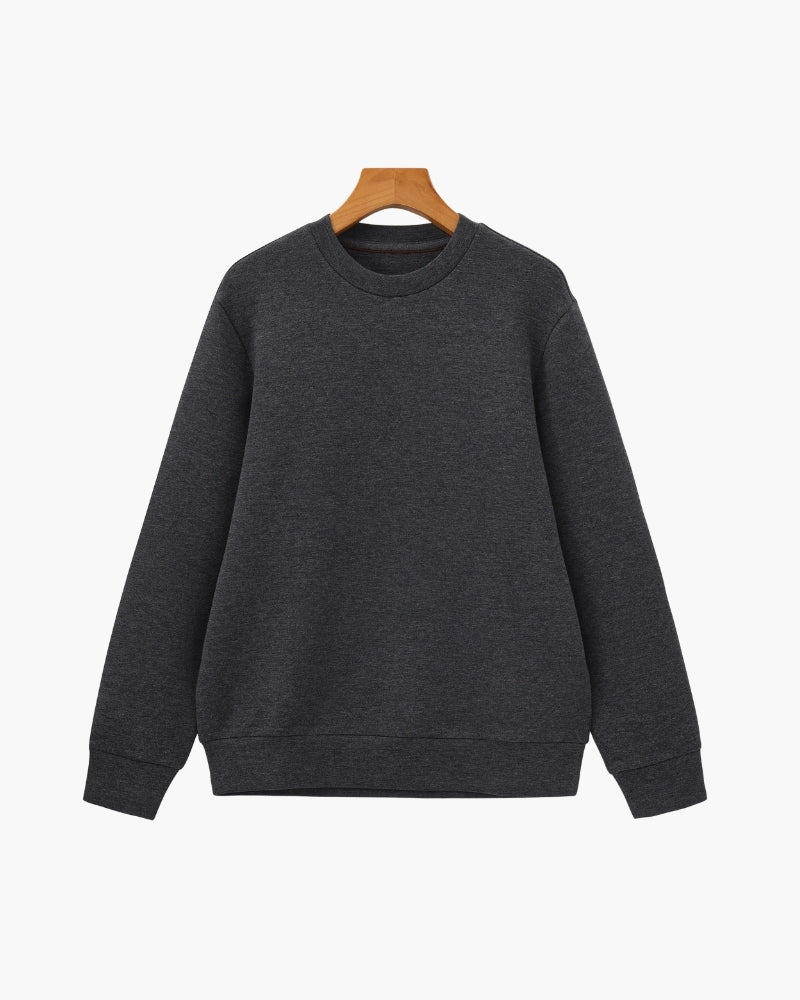 Classic Modal Blend Crewneck Sweatshirt - Image 2