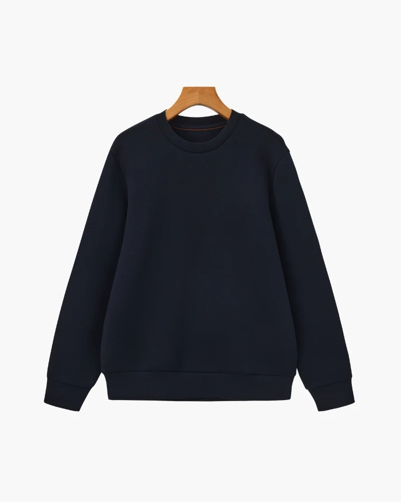 Classic Modal Blend Crewneck Sweatshirt - Image 3