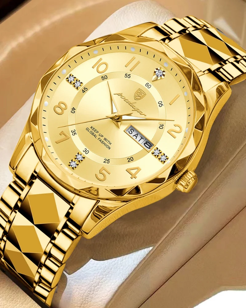 Classic Two-Tone Steel Watch - Image 5
