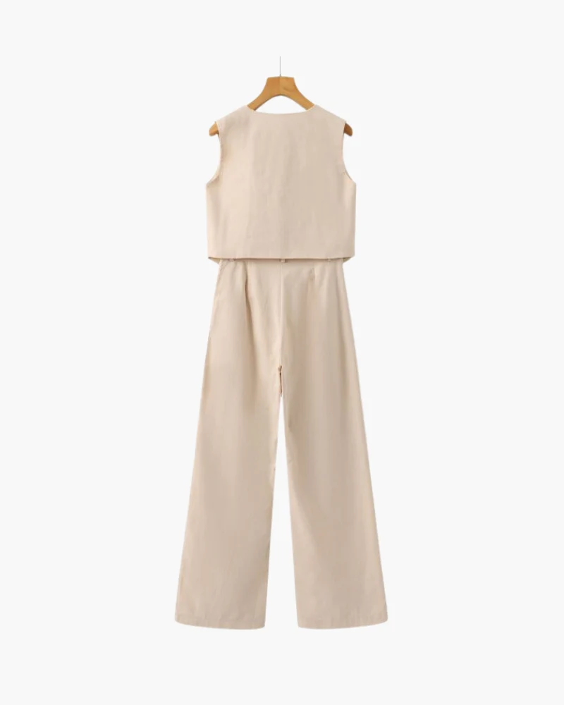 Classy Lady - Linen Two-piece Set - Image 11