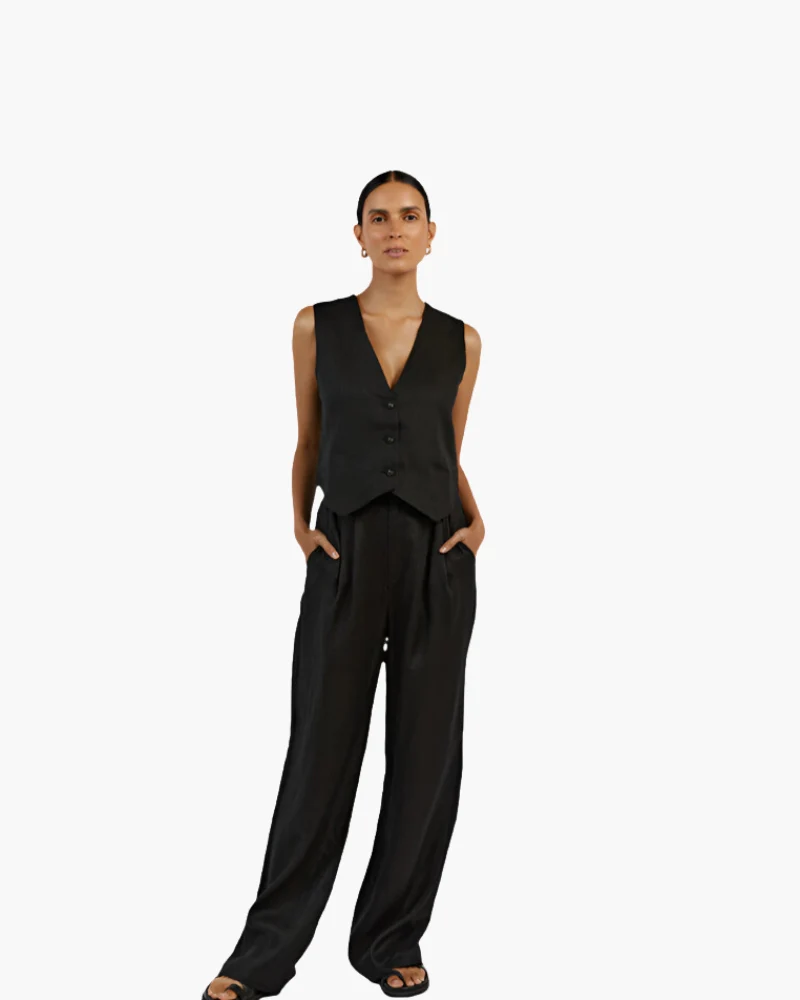 Classy Lady - Linen Two-piece Set - Image 3