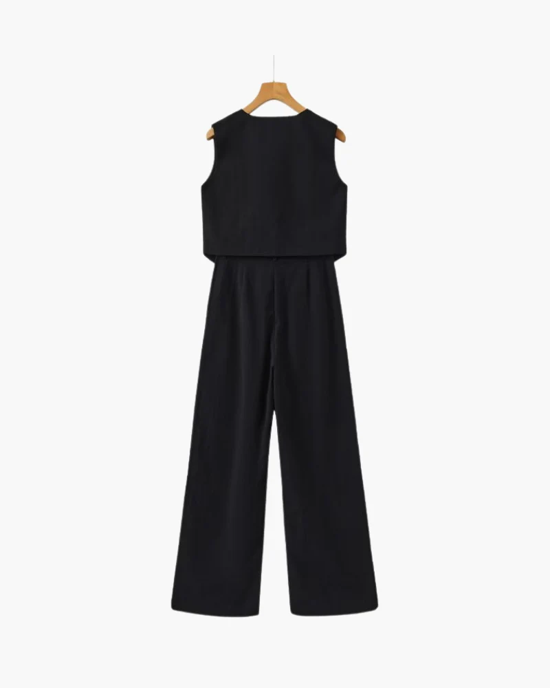 Classy Lady - Linen Two-piece Set - Image 4