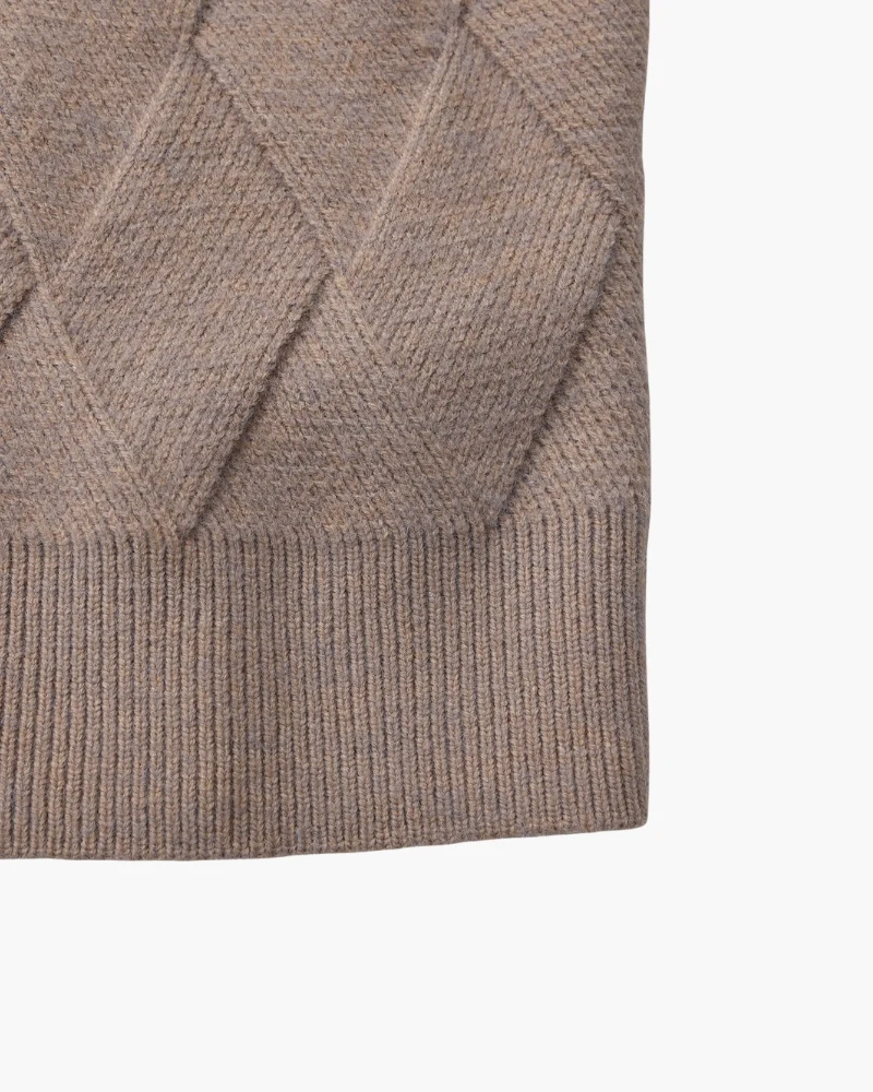 Diamond Knit Crewneck Sweater - Image 14