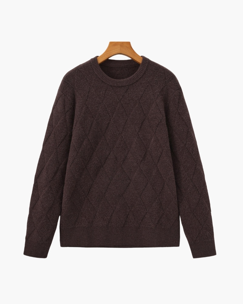 Diamond Knit Crewneck Sweater - Image 16