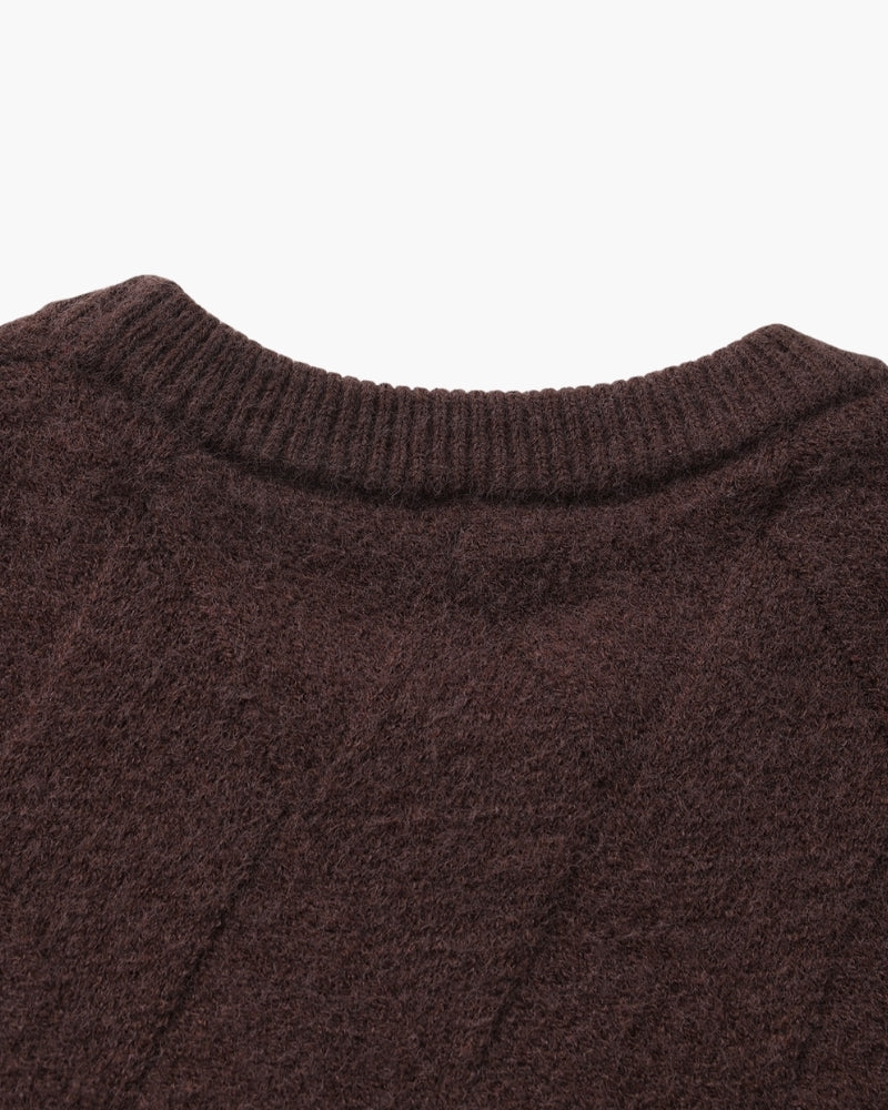 Diamond Knit Crewneck Sweater - Image 19