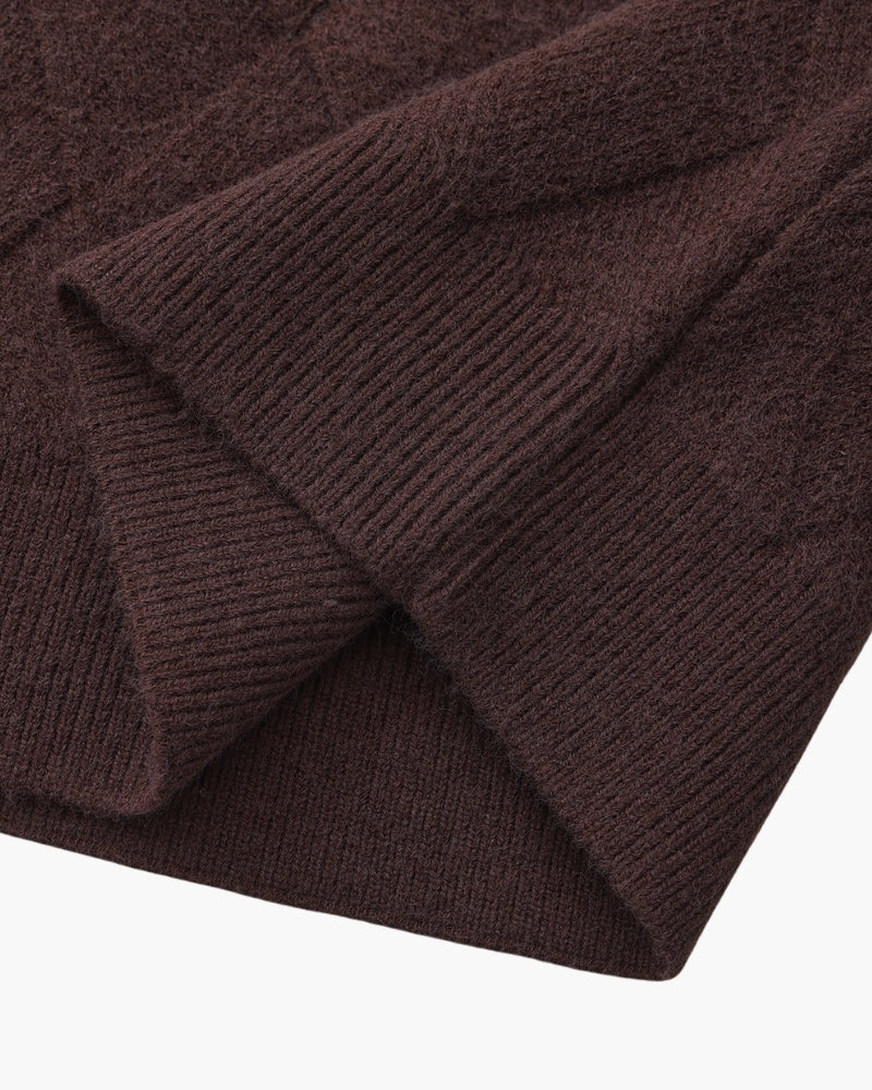 Diamond Knit Crewneck Sweater - Image 20