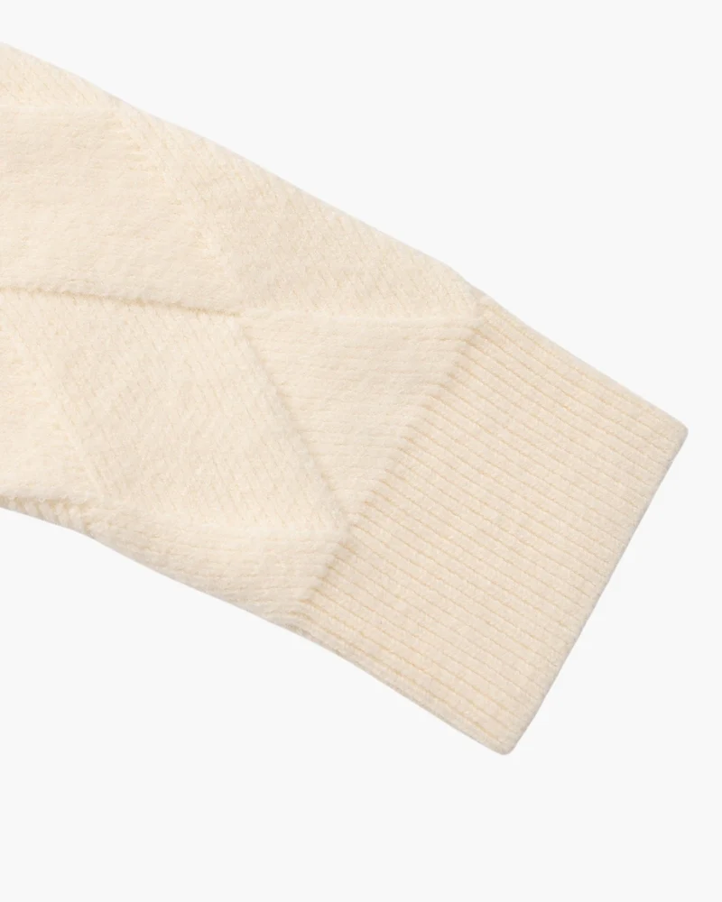 Diamond Knit Crewneck Sweater - Image 7