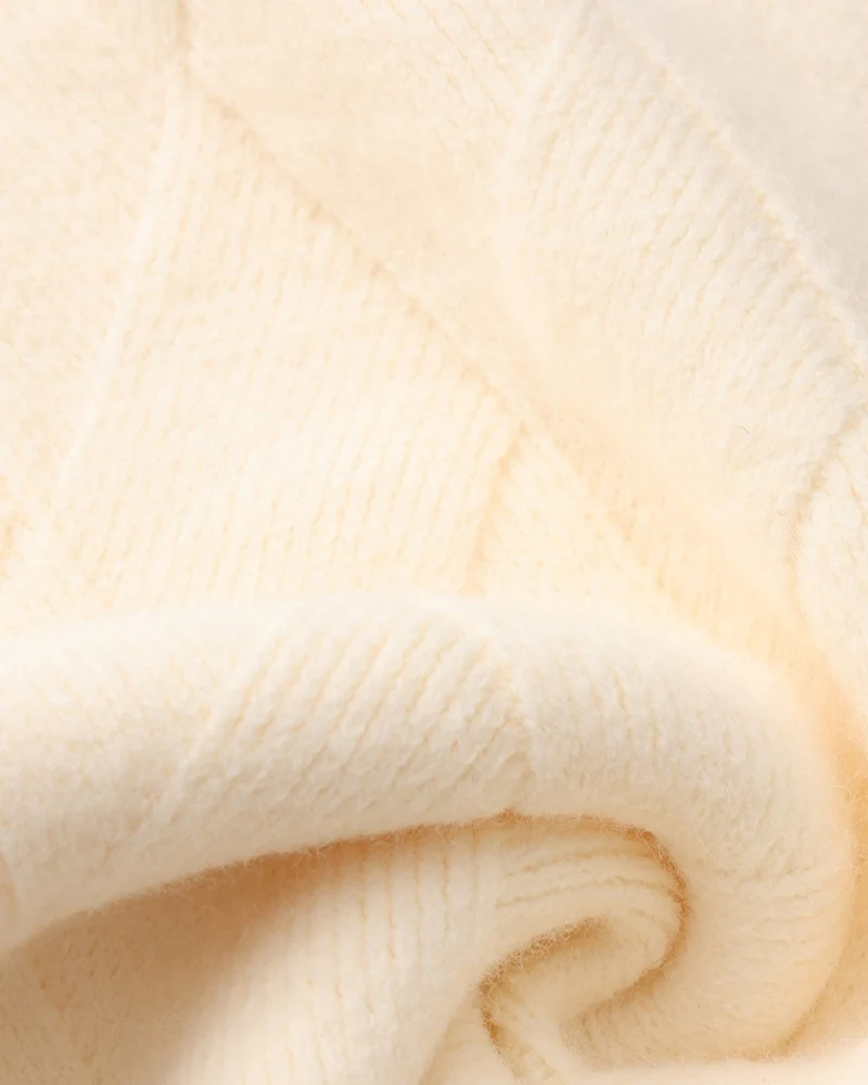 Diamond Knit Crewneck Sweater - Image 8