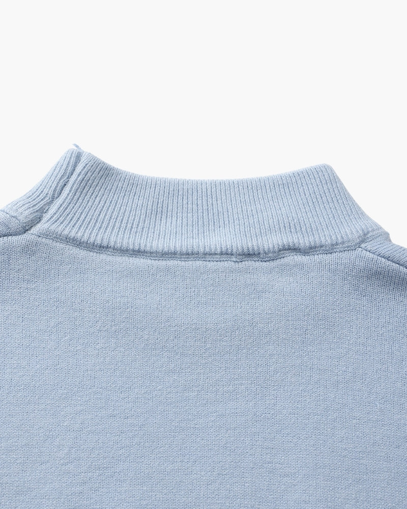 Essential Ribbed Mock Neck Sweater - Image 10