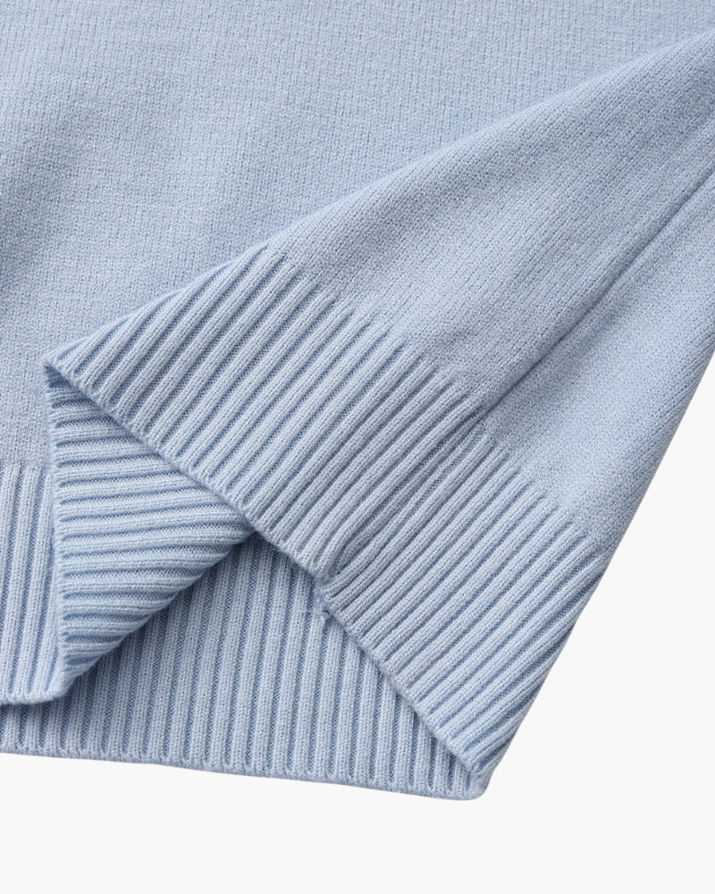 Essential Ribbed Mock Neck Sweater - Image 11