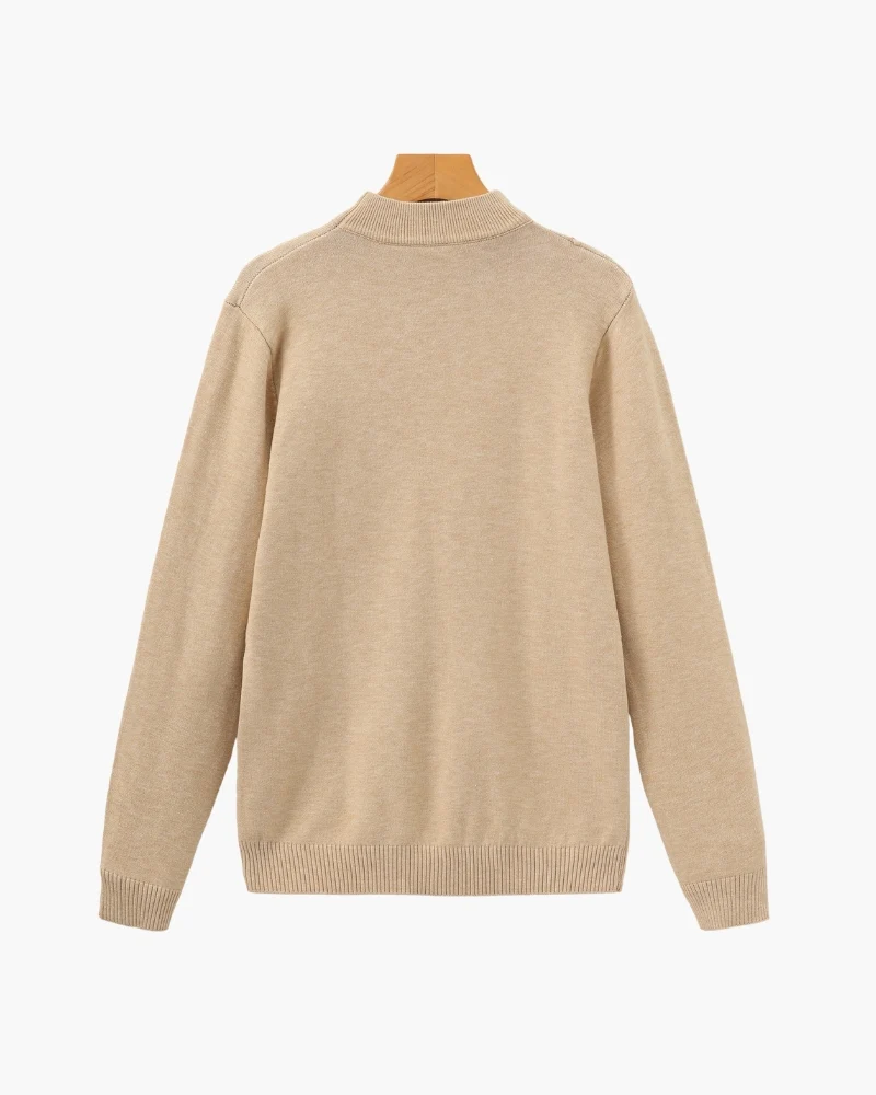 Essential Ribbed Mock Neck Sweater - Image 13