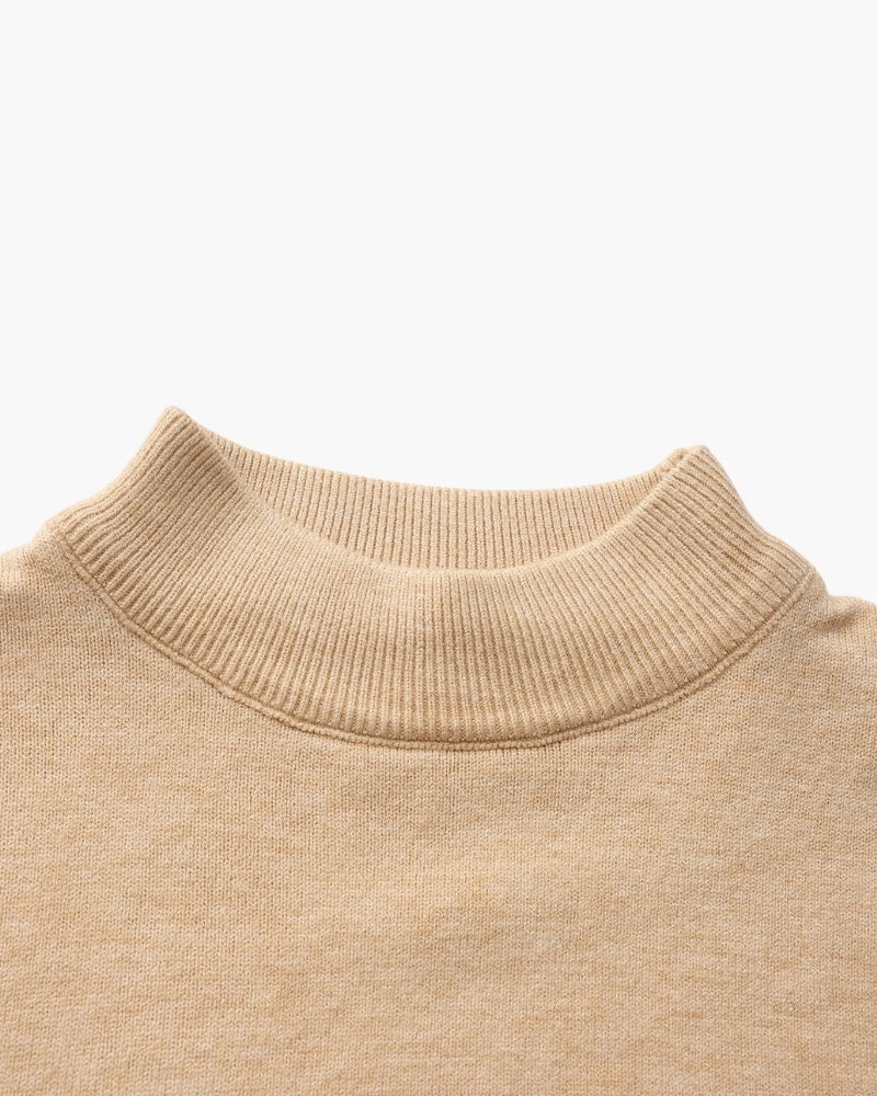 Essential Ribbed Mock Neck Sweater - Image 14