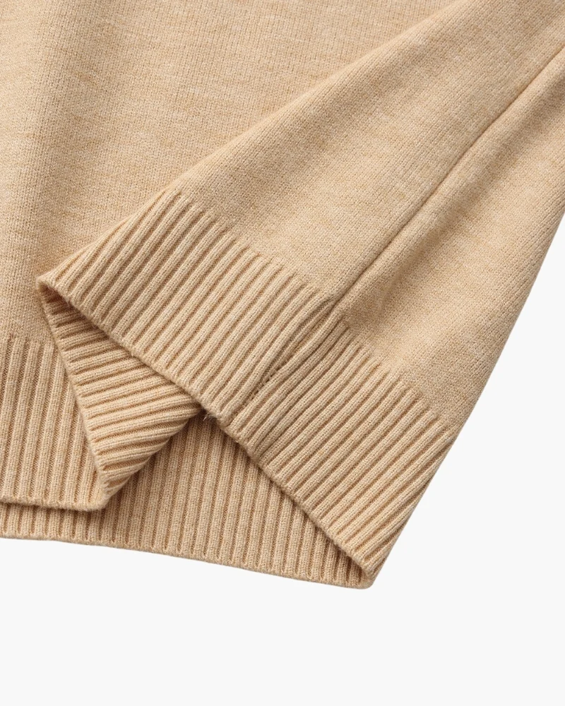 Essential Ribbed Mock Neck Sweater - Image 15