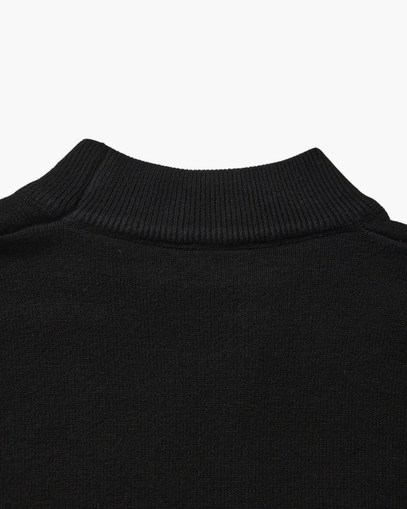 Essential Ribbed Mock Neck Sweater - Image 4