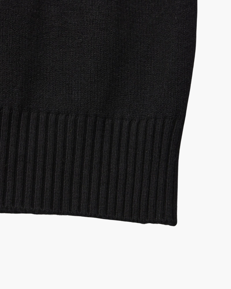 Essential Ribbed Mock Neck Sweater - Image 6