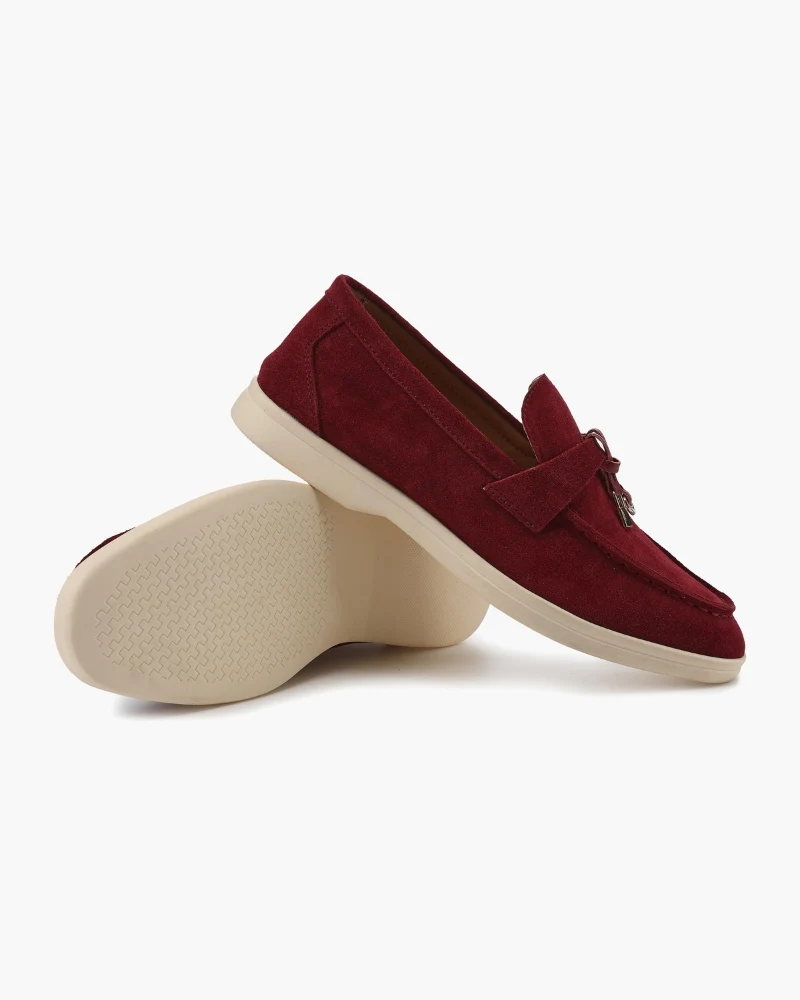 Old Money Suede Lady Loafers - Image 16