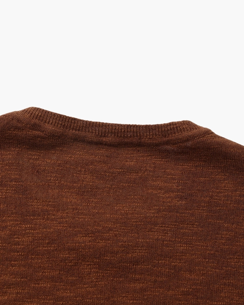 Linen Cotton Essential Crewneck - Image 13