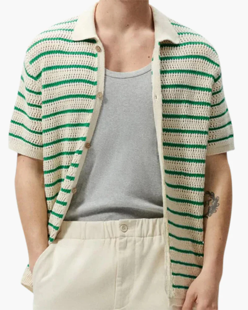 Marbella - Knitted Button Shirt - Image 3