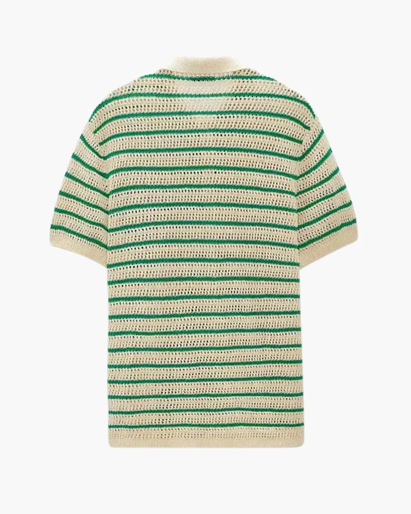 Marbella - Knitted Button Shirt - Image 4