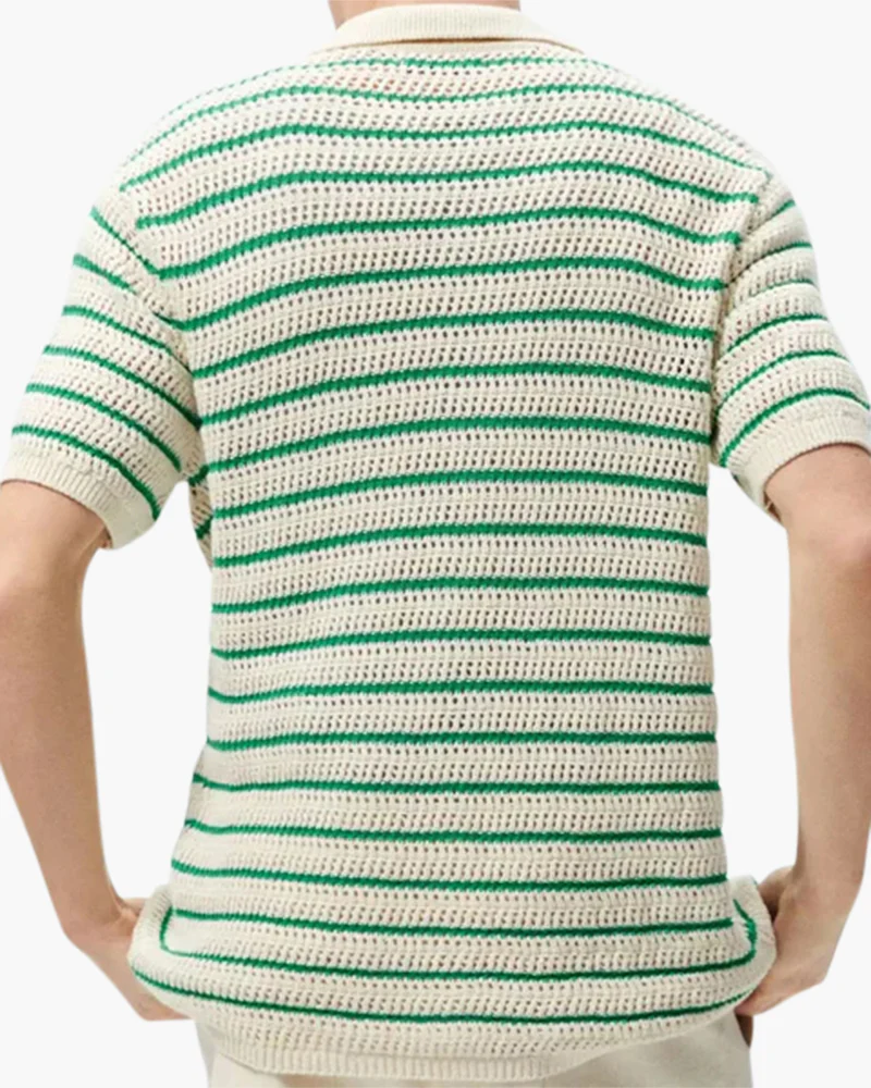 Marbella - Knitted Button Shirt - Image 5