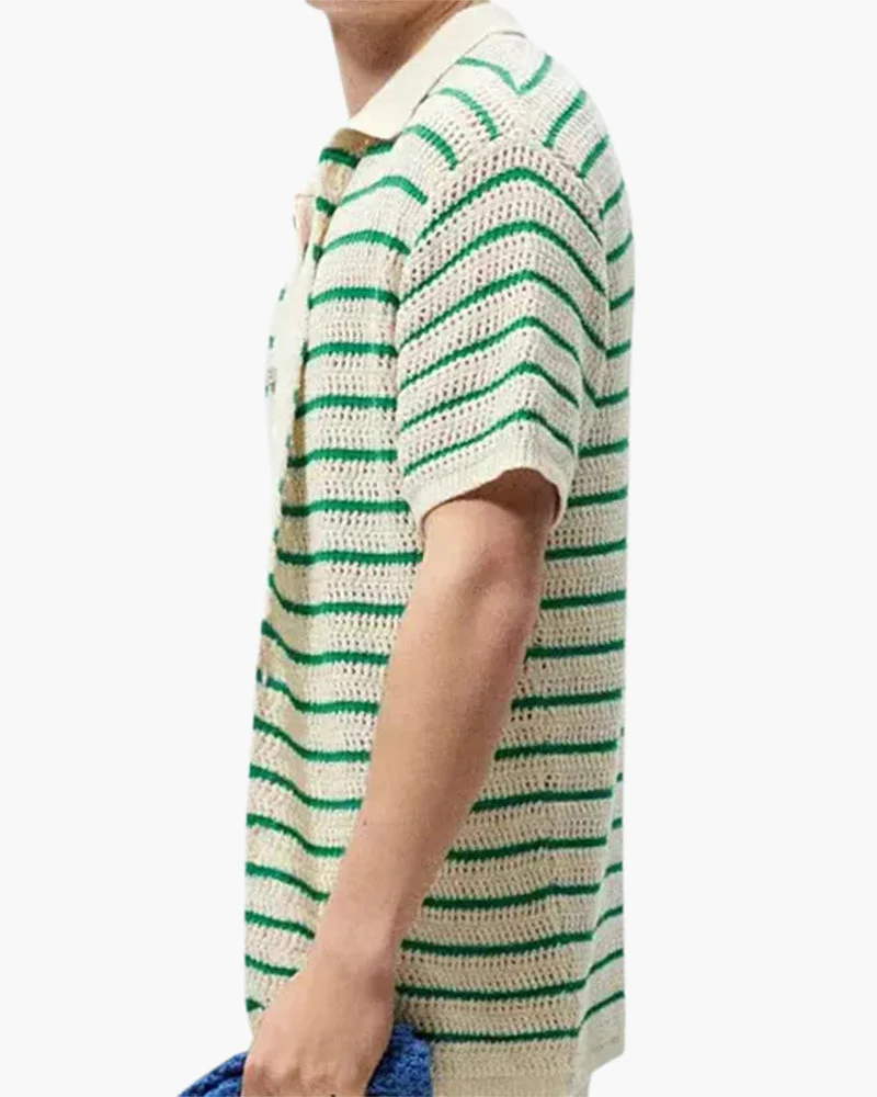 Marbella - Knitted Button Shirt - Image 6
