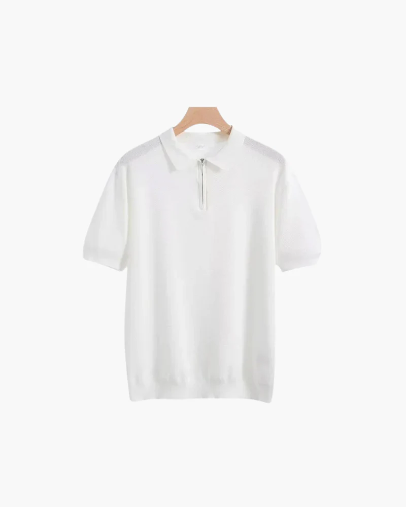 Marbella Zip Up Polo - Image 3