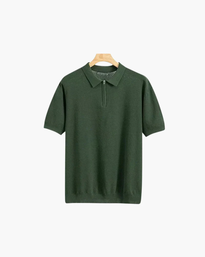 Marbella Zip Up Polo - Image 4