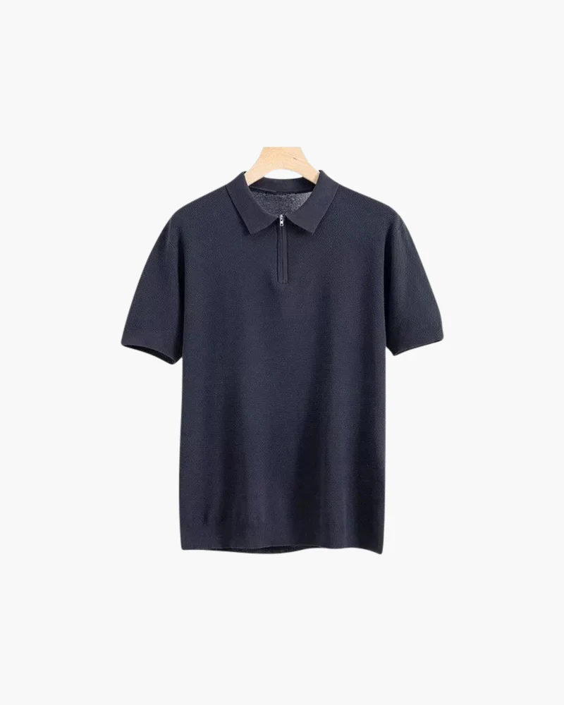 Marbella Zip Up Polo - Image 5
