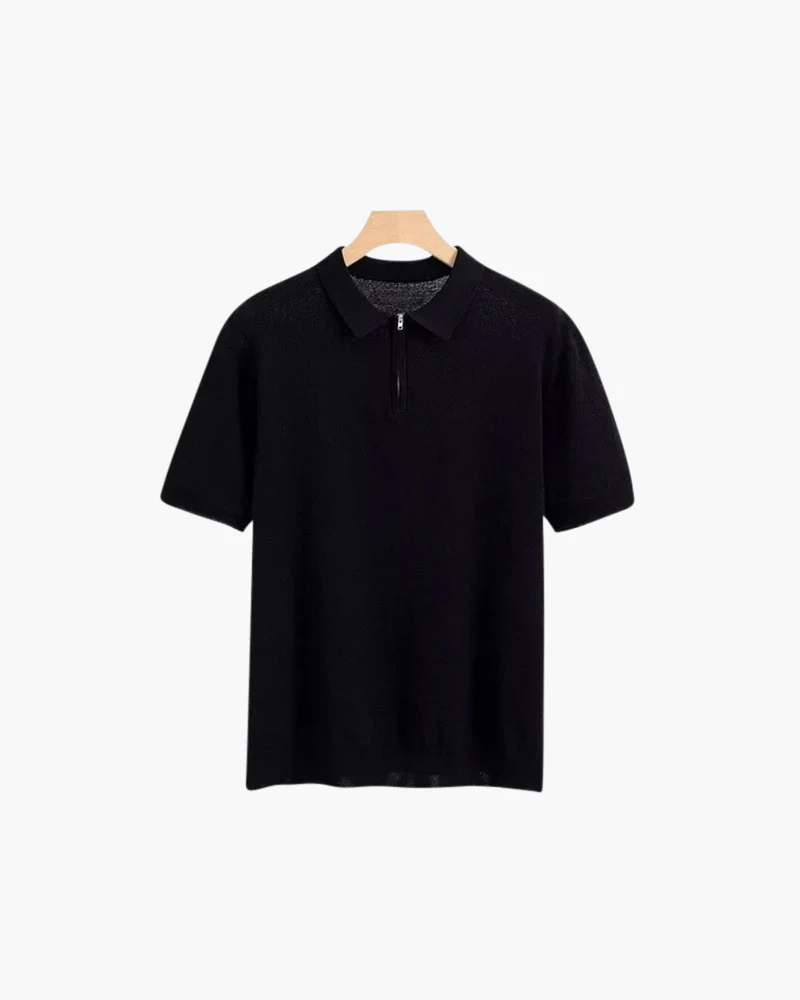 Marbella Zip Up Polo - Image 6
