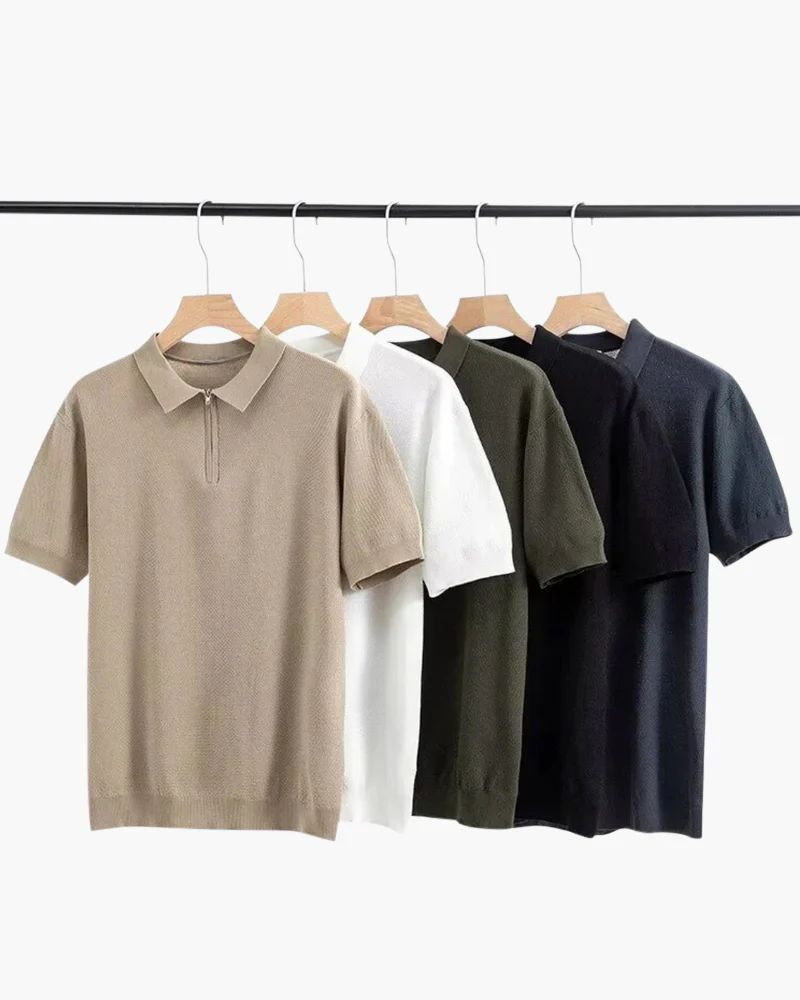 Marbella Zip Up Polo - Image 7