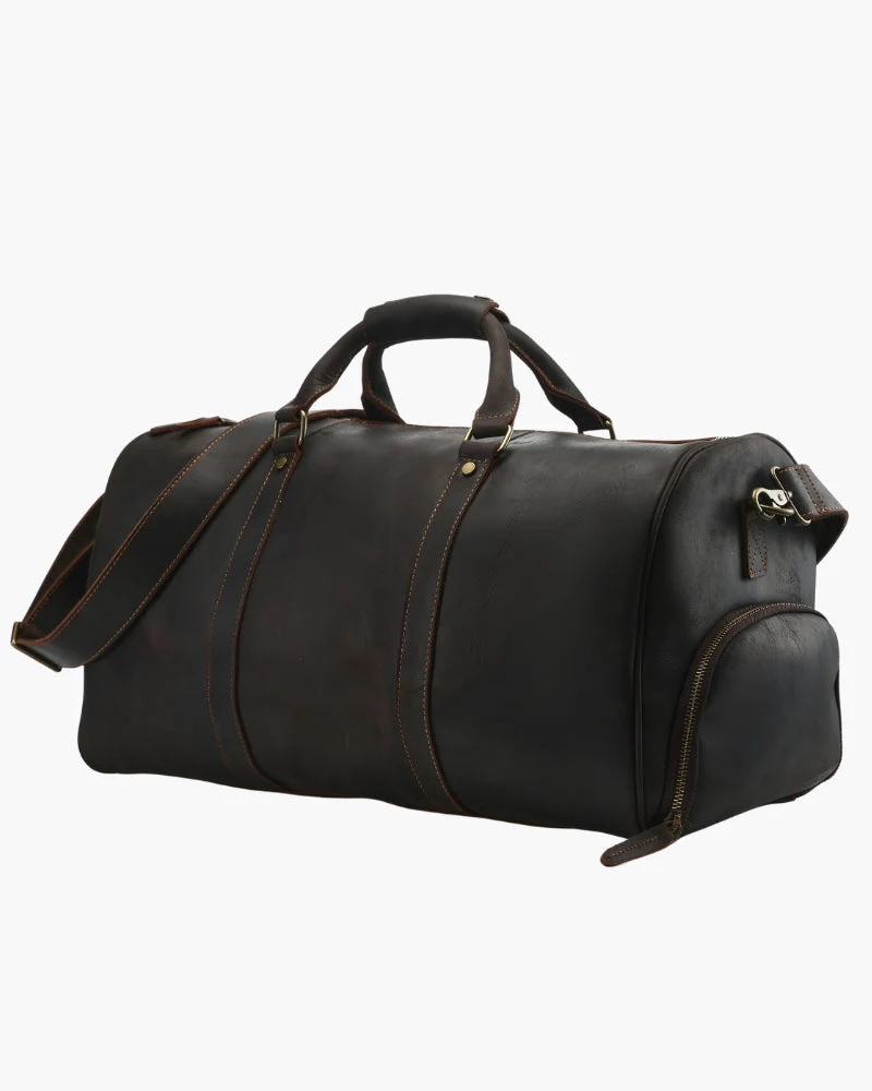 Montague Leather Duffle - Image 5