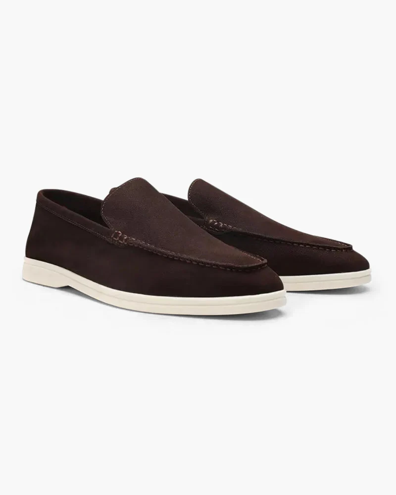 Old Money Cowhide Leather Loafers - Image 5
