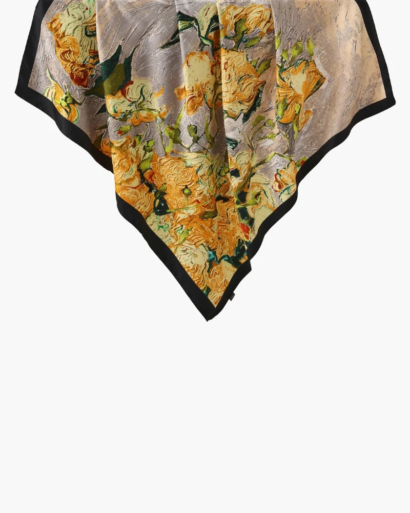 Old Money Impressionist Garden Scarf - Image 3