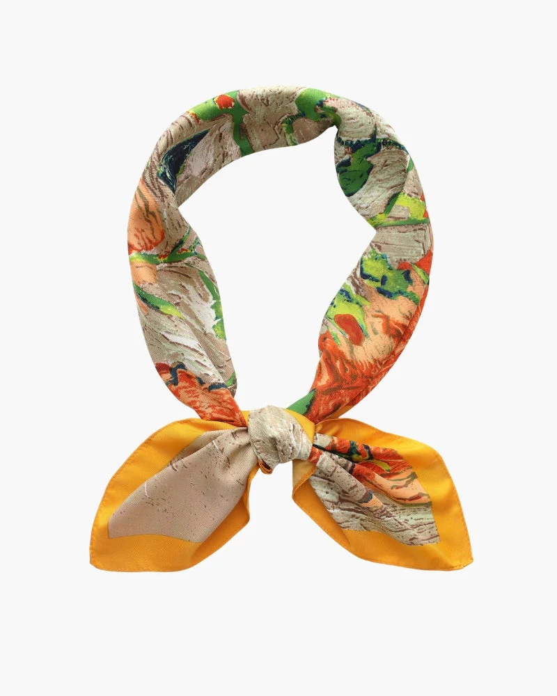 Old Money Impressionist Garden Scarf - Image 7