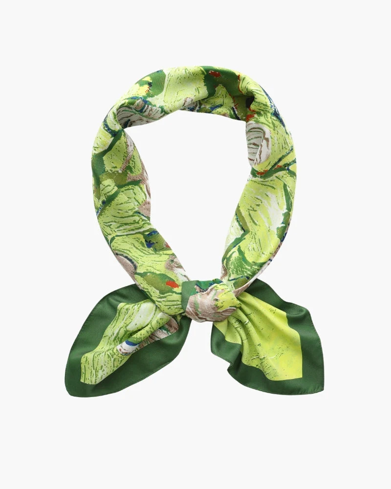 Old Money Impressionist Garden Scarf - Image 8