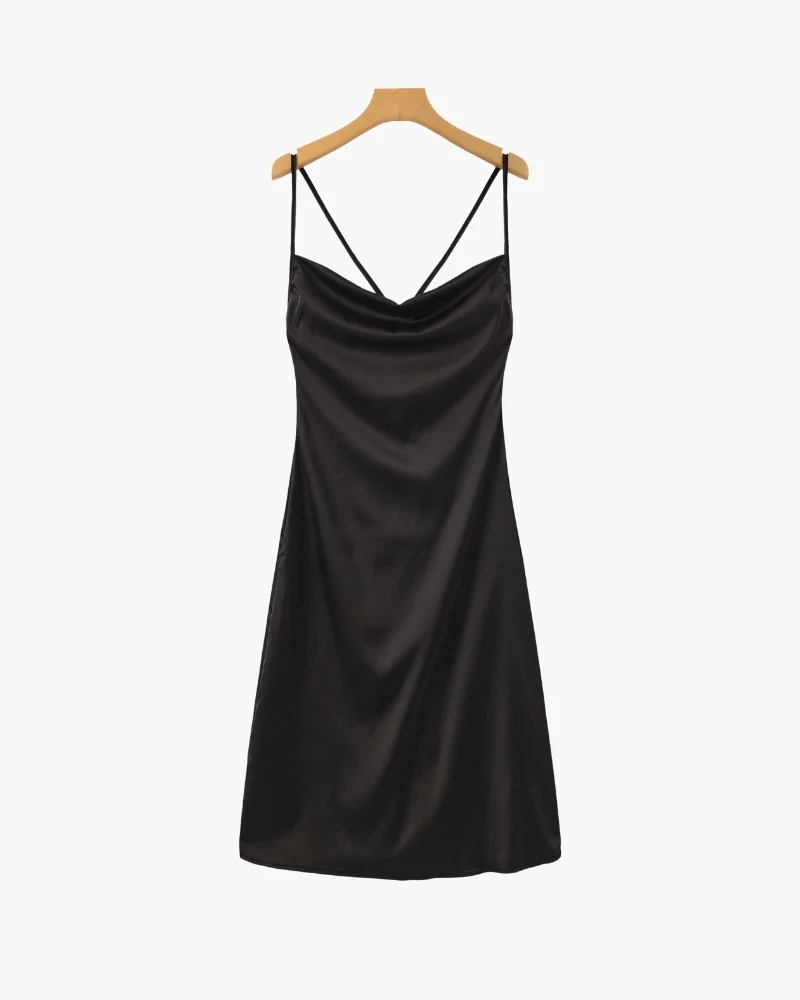 Old Money Silk Slip Dress - Image 2