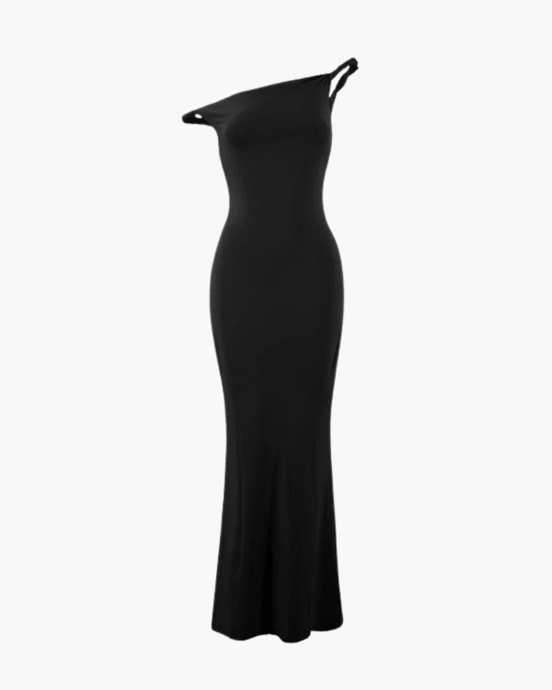 One-Shoulder Bodycon Long Dress - Image 2