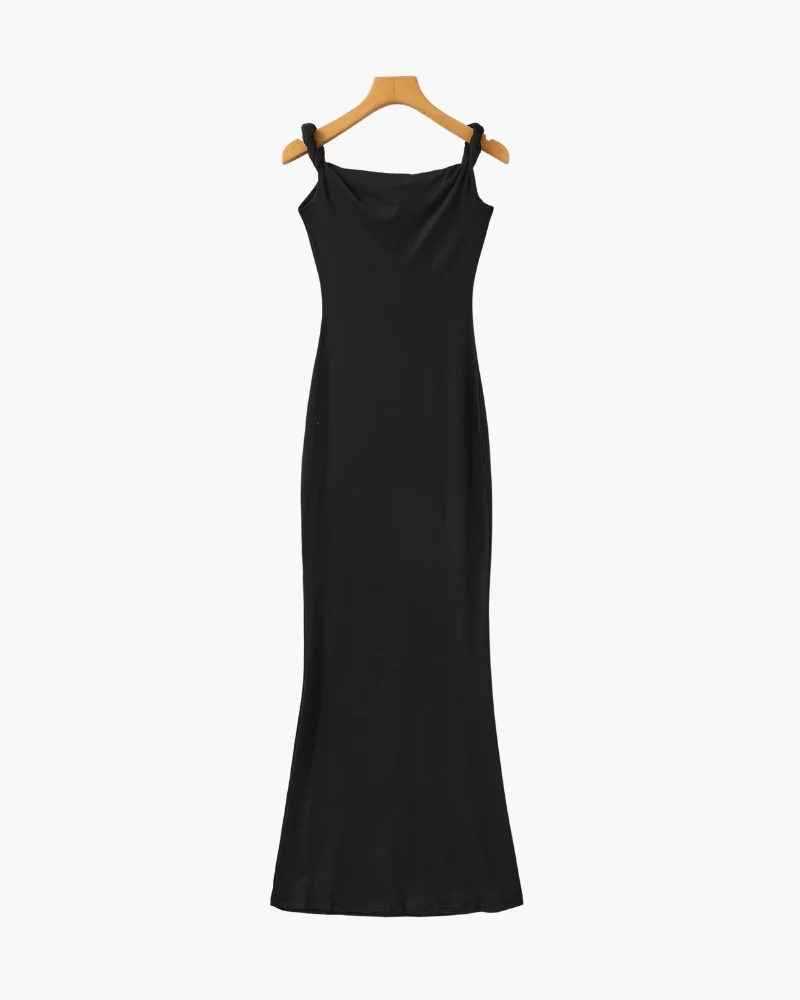 One-Shoulder Bodycon Long Dress - Image 3