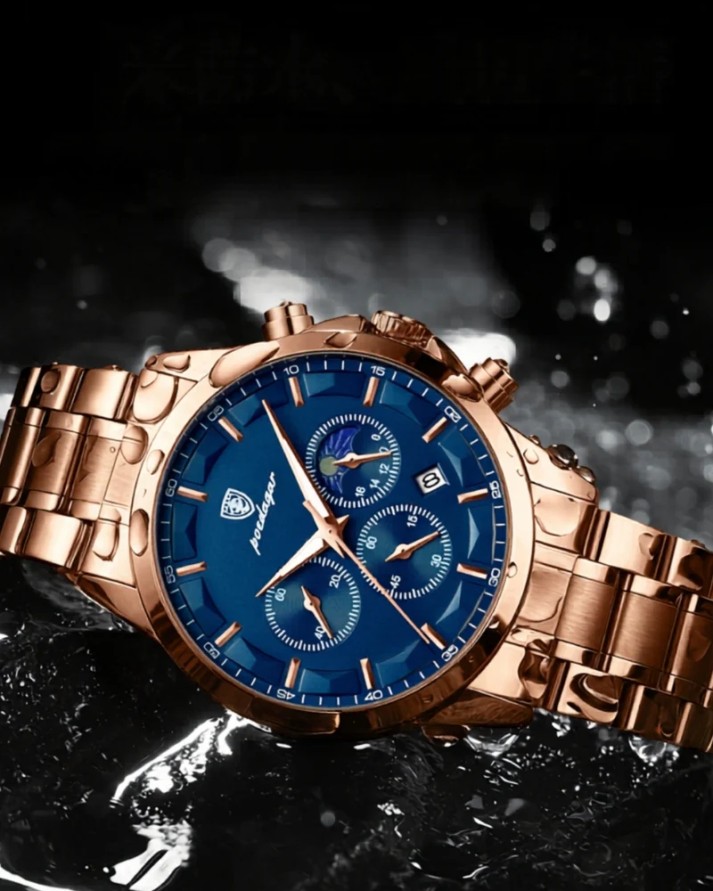 Precision Chronograph Steel Watch - Image 5