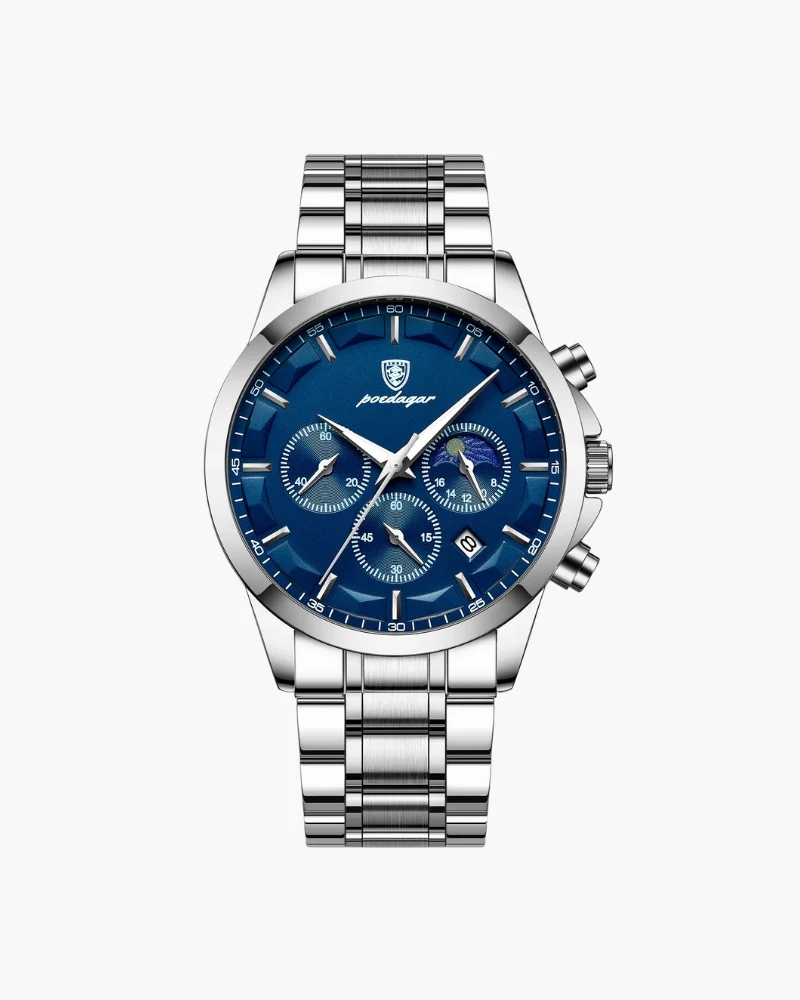 Precision Chronograph Steel Watch - Image 6