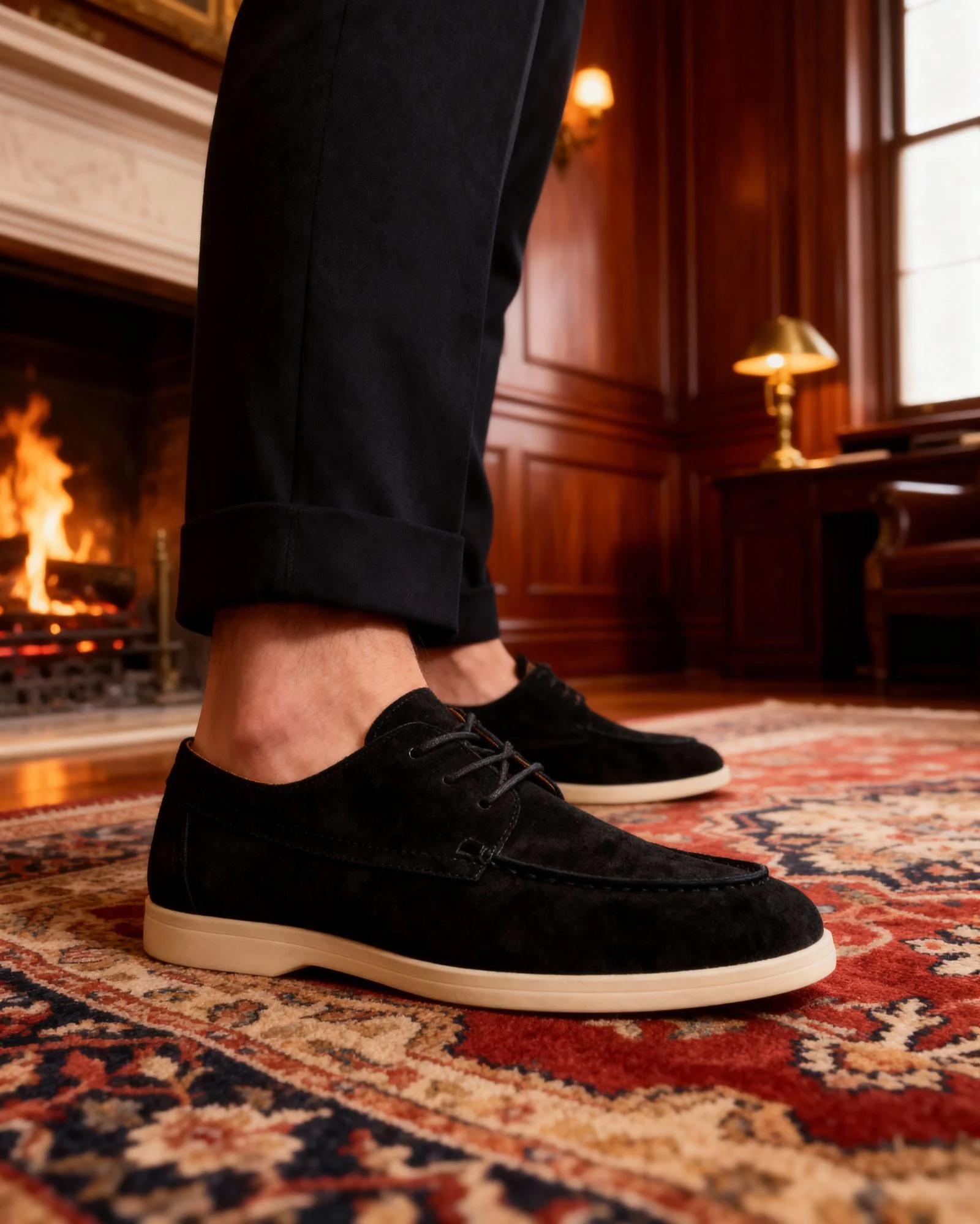 Premium Suede Lace Shoes - Image 11