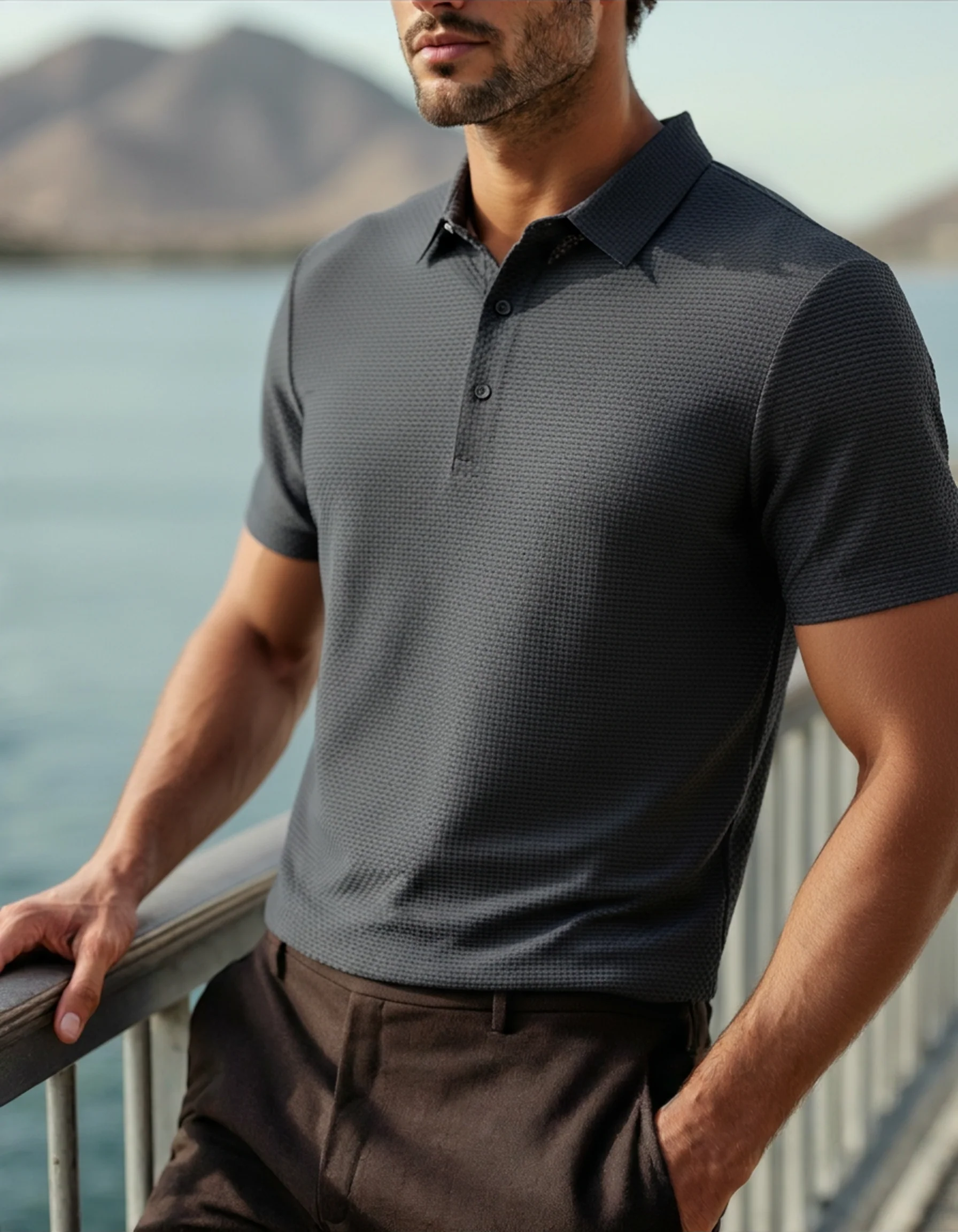 Prestigio Silk Polo (Anti-Wrinkle) - Image 3