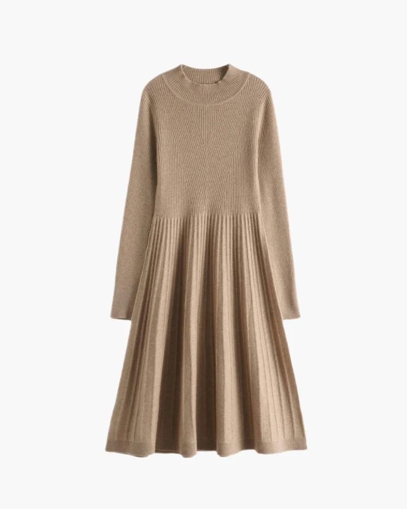Pure Cashmere Flare Dress - Image 4