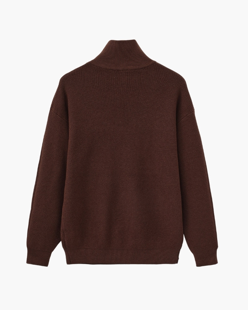 Refined Half-Zip Knit Pullover - Image 12