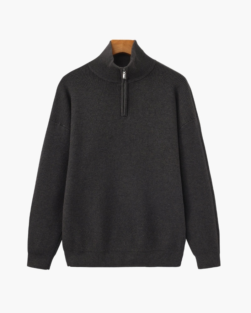 Refined Half-Zip Knit Pullover - Image 18